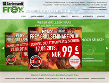 Tablet Screenshot of gartenwelt-frey.de